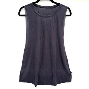 Lululemon black mesh tank